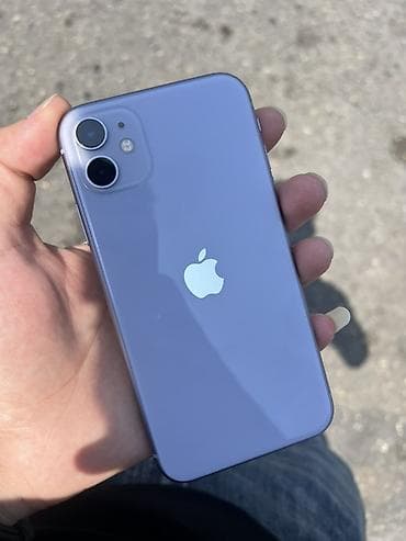 philips xenium 9@9d: IPhone 11, 64 GB, Göy, Sənədlərlə, Face ID, Simsiz şarj — 1