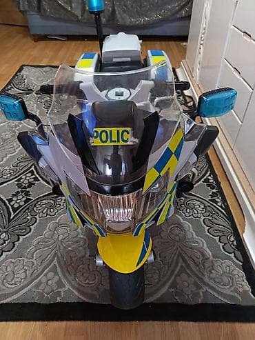 elekt: Uşaq üçün elektrikli polis motosikleti – BMW R1200 RT dizaynı az — 1