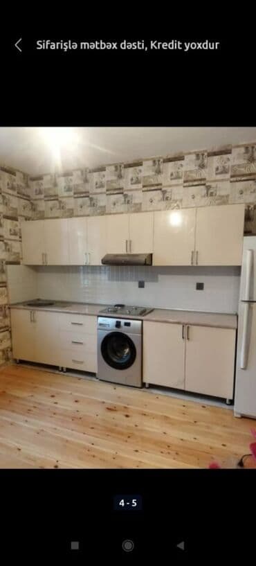 hazir metbex mebelleri: Sifarişlə hazırlanmış müxtəlif ölçülü mətbəx mebelləri. Rəng və dizayn — 11