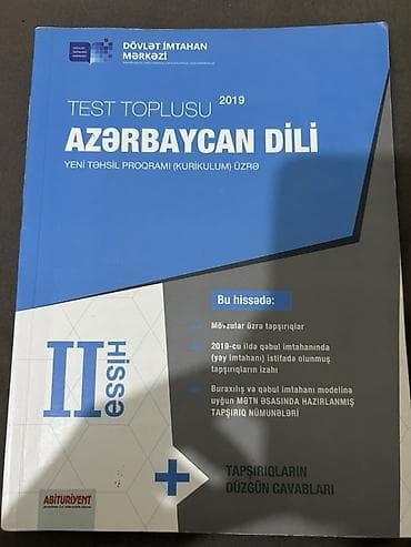 Азербайджанский язык Тесты 11 класс, ГЭЦ, 1 часть, 2019 год — 3