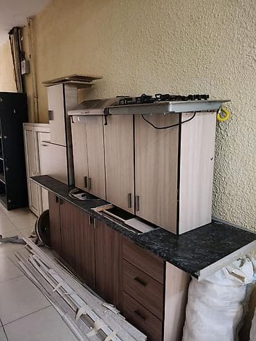 kontakt home 15: Mətbəx mebeli 400 manat. Ölçü:2.50 Üzərində qaz, moyka,aspirator — 2