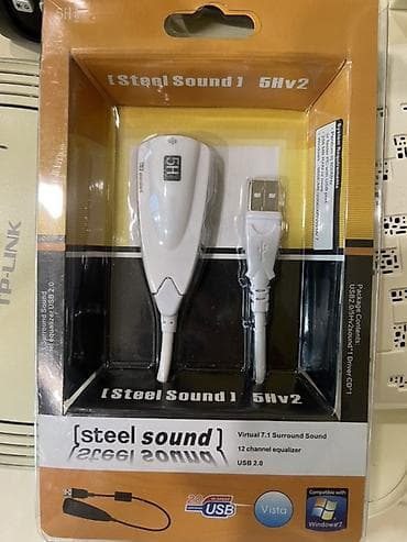 cd disk: Məhsul: Steel Sound 5Hv2 USB səs kartı/adapteri Xüsusiyyətlər: - — 1