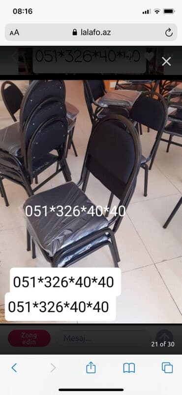 deri parça: Oturacaq Stullar 13 azn den - 25 azn dek Istediyiniz Stulu Istediyiniz — 16