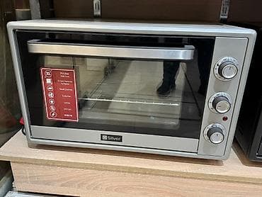 qril aparatlari: Duxovka Silver, Elektrik, rəng - Qara, Ayrıca dayanan, Yeni — 5