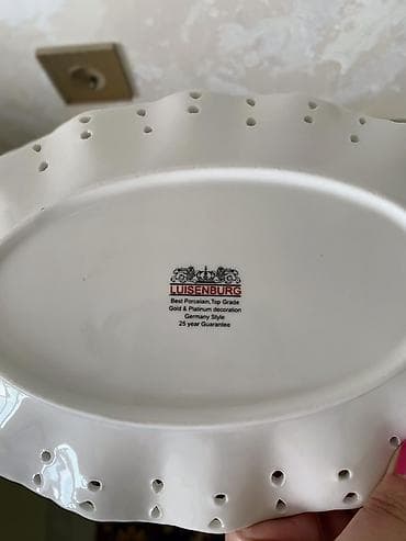 versace servis: Nahar dəsti, rəng - Ağ, Farfor, Almaniya — 4