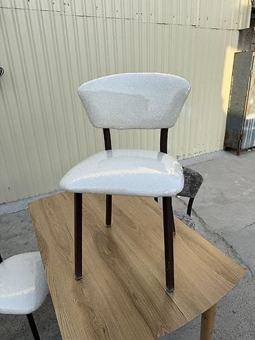 rumin mebel: Yumşaq oturacaqlı yemək otağı stulları - Dizayn: Yarımoval kürəyi və — 3