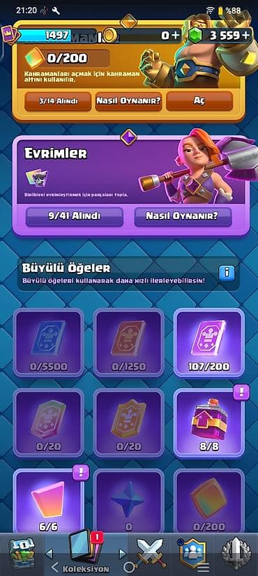 video reqstrator: 10 manata 9243 kupa maks səviyəli karakterde var 3559 elmasda var — 2