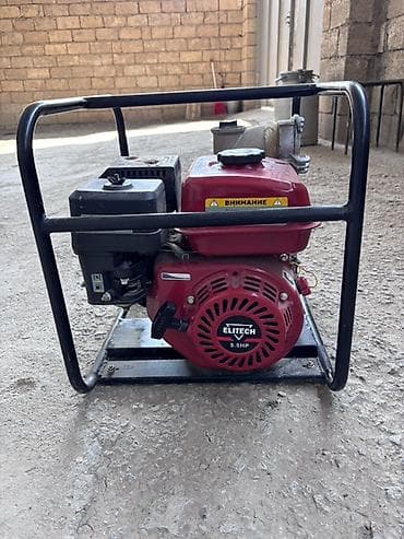 Benzinlə işləyən su nasosu – ELITECH 5.5 HP - Mühərrik: 4-taktlı — 4