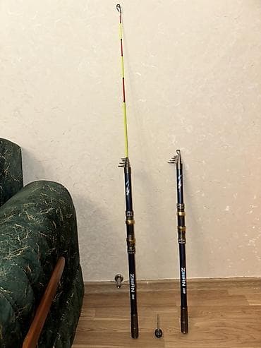 balığ: Teleskopik balıqçılıq qamışları dəsti - Müxtəlif modellər və ölçülər — 10