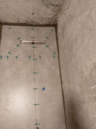 ev temiri qiymetleri: Xidmət: Hamam/tualet kafel-metlax işləri və duş zonası həlləri Gəncədə — 5