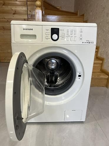 Stasionar telefonlar: Paltaryuyan maşın Samsung, 6 kq, İşlənmiş, Avtomat, Kredit yoxdur, Pulsuz çatdırılma — 7