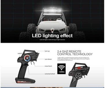 transmitter: Wloys 12429 Rc car 1/12 scale. 4wd . 2.4Ghz Remote control. 40km/h — 6