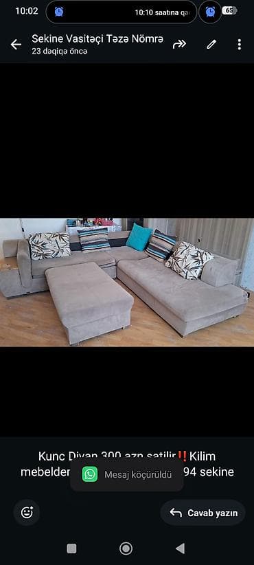 Kunc Divan 300 azn satilir‼️Kilim mebeldendi unvan ehmedli i7094 lalafo.az -da Kunc Divan 300 azn satilir‼️Kilim mebeldendi unvan ehmedli i7094