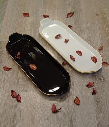 Boşqablar, rəng - Qara