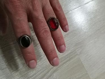 Kişi geyimləri: Kişi üzük dəsti – 2 ədəd tək-tək də satılır biri 4 azn - Üzük 1: Oval — 5