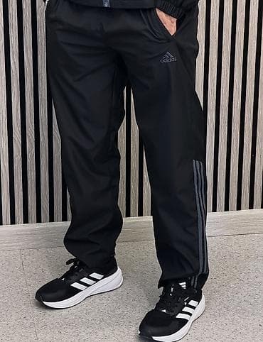 Kişi geyimləri: İdman dəsti, Adidas, Standart, rəng - Qara — 4