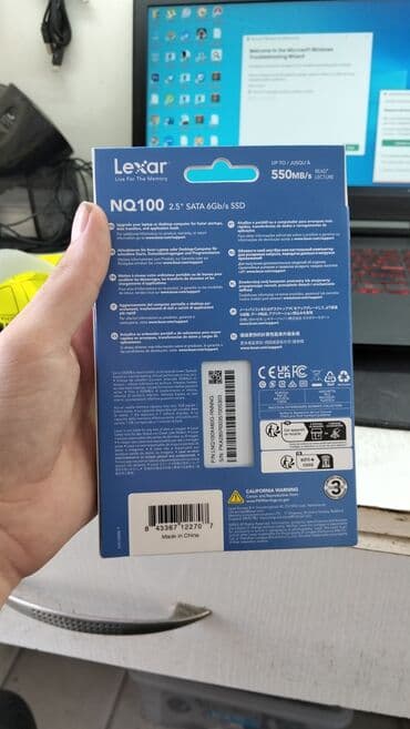 hard disk baku: Daxili SSD disk 480 GB, 2.5", Yeni — 2