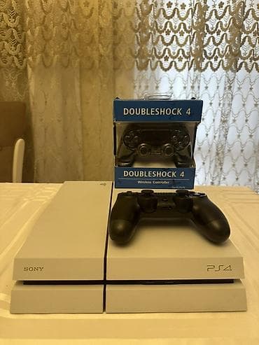 Ps 4 Fat Limited 🎮 Sony PlayStation 4 Fat 500GB – Ağ (Nadir Rəng) ✔