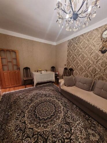 kiraye evler 9 cu mkr: Bakı, 3 otaqlı, Köhnə tikili, m. Xalqlar Dostluğu, 75 kv. m — 2