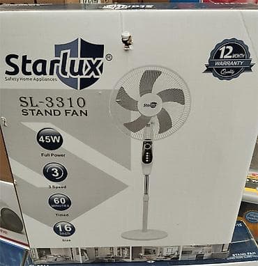 ventil: "Starlux 3310" Ventilyator 3 Sürət Ayarlı 5 Fırlanan qanad 45VT . ❄️ — 6