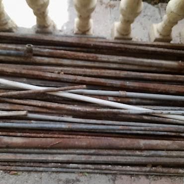 Металлические трубы: Metal borular və konstruksiya detalları dəsti. qalın nazik şestiqranik — 2