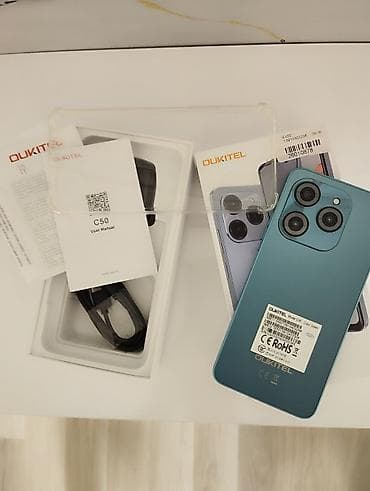 ps5 oyun diskləri: Oukitel C50 smartfon - Model: OUKITEL C50 - Rənglər: Mavi və Yaşıl - — 1