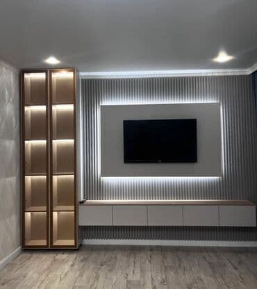 аренда помещений под кафе ресторан: Новый, Прямой ТВ стенд, С полками, Стеклянный, Азербайджан — 1