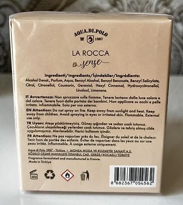 pink etir: Aqua di Polo 1987 La Rocca Sense – Qadınlar üçün Eau de Parfum - — 3