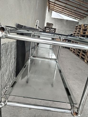 kontakt home dolab: Şüşə vitrin rəf sistemi - Material: temperli şüşə rəflər və — 10