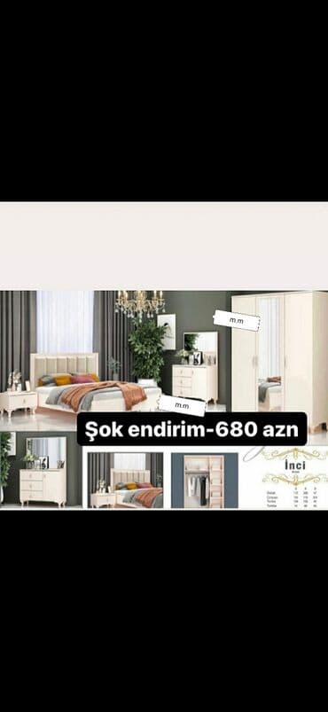 uşaq çarpayısı gəncə: İkinəfərlik çarpayı, Termo, 2 tumba, Dolab, Azərbaycan, Yeni — 26