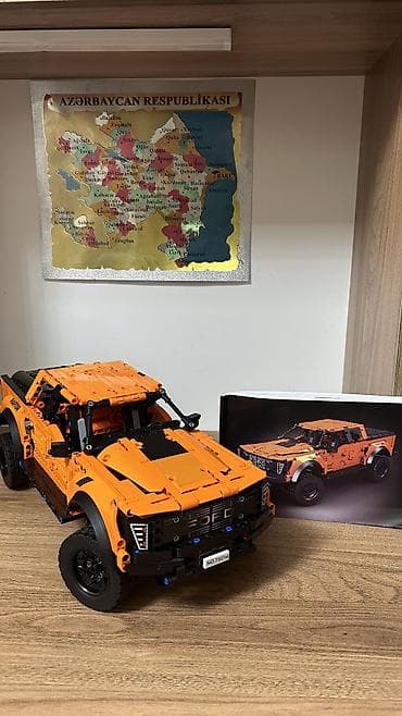🔥 Ford F-150 Raptor | 1450 Detal | Premium Konstruktor | Tam Yığılmış