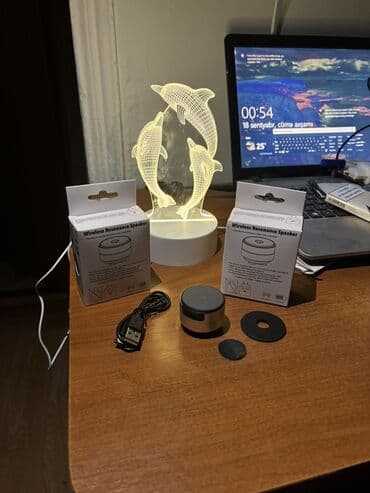 basofka: Yeni Acoustic Energy Kolonka, Növ - Bluetooth, rəng - Boz — 1