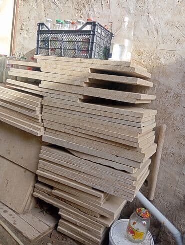 Гладильные доски: Təbii daş plitələr – müxtəlif ölçülü, qalınlığı təxminən 2–3 sm — 4