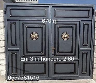 Yeni Giriş qapısı Zamok ilə, Zəmanətli, Ödənişli quraşdırma, Ödənişli çatdırılma, Rayonlara çatdırılma