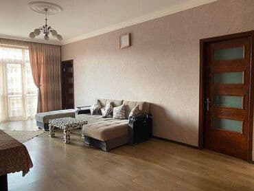 Mənzil kirayə verilir. 3 otaq, 19.8 mərtəbə, 90 kv, tam əşyalı