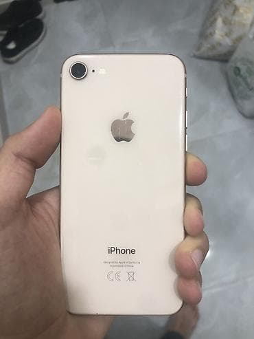 88 00 nokia: IPhone 8, Qızılı, Simsiz şarj — 1