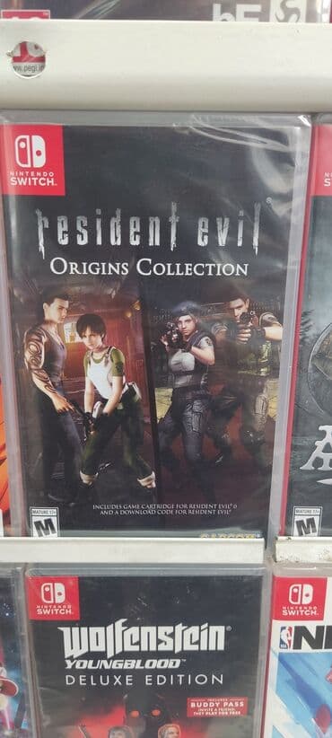 диск: Nintendo switch üçün resident evil origins collection oyun diski. Tam — 1