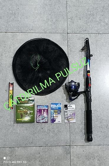 tilov barabanı: Tam hazir Tilov birde elave ləvazimatlar Leska 100metr sebet 1ed Gece — 1