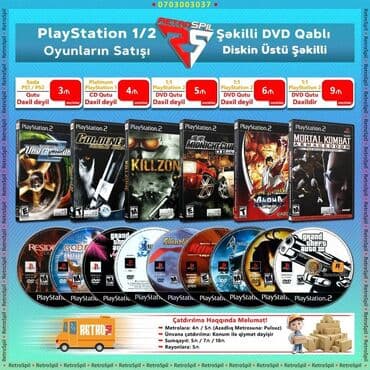 Çaydanlar: PS1/PS2 Oyunlari PlayStation 1, 2 Oyunu Yalnız Bizdə PlayStation — 1