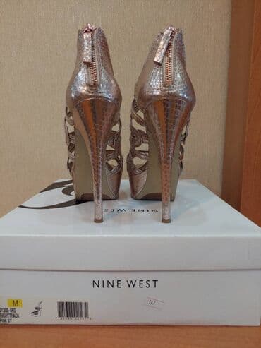 Basanoşka və səndəllər: Ölçü: 38, rəng - Qızılı, Yeni — 3