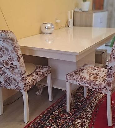 Masa desti 6 stul solla bırge 500 Azn.Merınosdan Alınıb Turkıye — 1