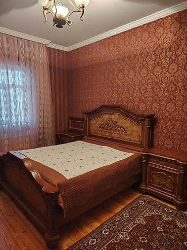tumuckalar: Klassik üslublu yataq otağı dəsti - Material: təbii ağac massiv (oyma — 1