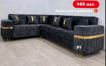 parda tül: Künc divan – sifarişlə hazırlanır, rəng seçimi mövcuddur. • Model — 1