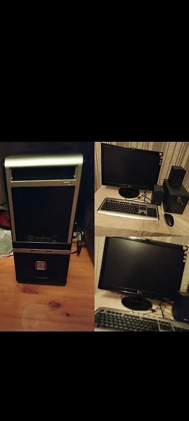 Masaüstü kompüter paketi + HP çoxfunksiyalı printer Komplekt: -