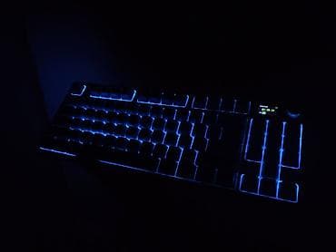 ТВ и видео: Attack Shark K86 Mexanik klaviatura – tam ölçülü, ağ/göy-boz rəng — 6