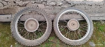 Su nəqliyyatı: Enduro/kross tipli motosiklet üçün 2 ədəd təkər komplekti - Ön və — 2