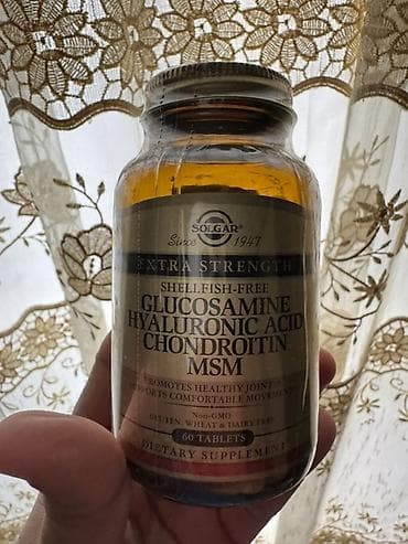 paradnı forma: Solgar Extra Strength – Glucosamine, Hyaluronic Acid, Chondroitin, MSM — 1