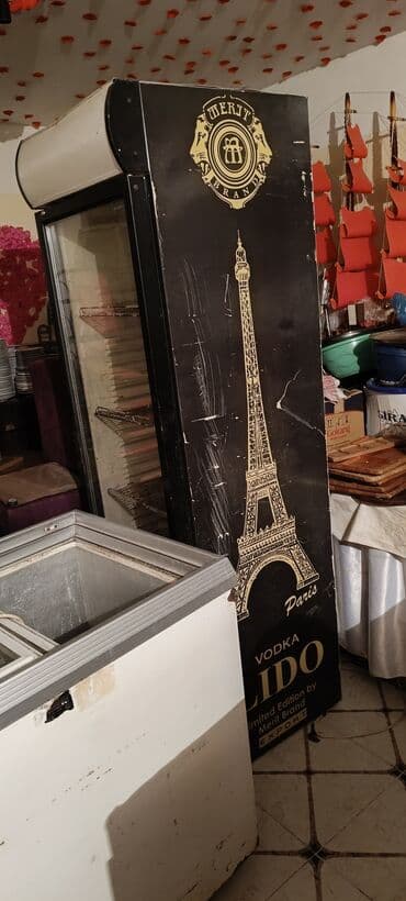 Dərin dondurucular: Ticarət vitrin soyuducu - Şaquli vitrin tipli, şüşə ön qapılı - Üst — 2