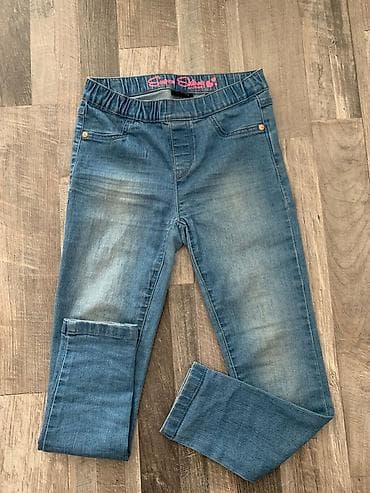 Детский мир: Uşaq qız cins legginsi – “Super Skinny” model - Rəng: klasık mavi — 1