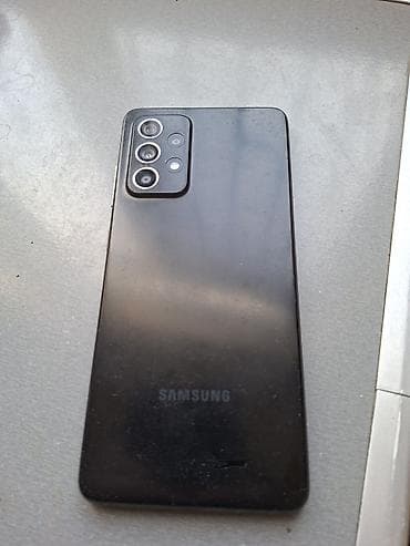 telefon mobil: Samsung Galaxy A52, rəng - Qara, Barmaq izi — 1
